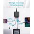 Anker A2046K11 Slim Power Port with Dual USB C PowerIQ 3.0 And USB A Ports Provided High Speed Charging And Charge 4 Devices Simultaneously Fits Most Types Of Smart Devices 63W - Black
